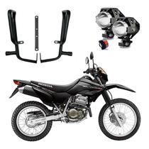 Kit Protetor de Carenagem Farol Milha U5 XR 250 Tornado 2001 2002 2003 2004 2005 2006 2007 2008