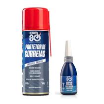 Kit Protetor De Correia Spray E Trava Rosca E Porcas Car80 Kit Protetor De Correia Spray E Trava Rosca E Porcas Car80