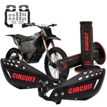 Kit Protetor de Mão Vector e Manopla Jupiter Circuit Kit Protetor de Mão Vector e Manopla Jupiter Circuit