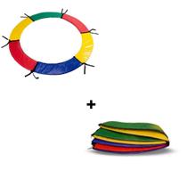 Kit Protetor de Molas para Cama Elástica Pula Pula 2,00m + 3,66m
