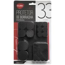 Kit Protetor de Móveis Adesivo Borracha 33 Peças - Clink Kit Protetor de Móveis Adesivo Borracha 33 Peças - Clink