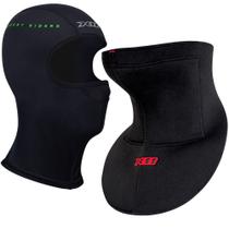 Kit Protetor De Pescoço + Balaclava X11 Touca Motociclista Kit Protetor De Pescoço + Balaclava X11 Touca Motociclista