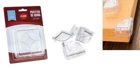 Kit Protetor de Quina de Moveis com 4 Peças 4,5x4,5 cm Kit Protetor de Quina de Moveis com 4 Peças 4,5x4,5 cm