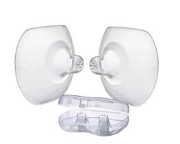 Kit Protetor de Silicone Para Bico dos Seios + Case BPA Free