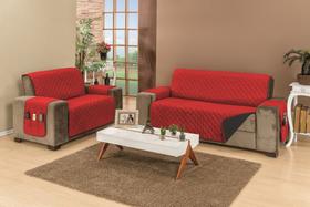 Kit Protetor De Sofá King 2 e 3 Lugares Matelado Preço Baixo