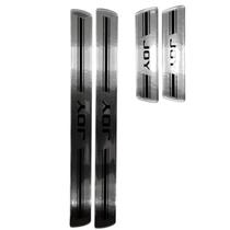 Kit Protetor de Soleira Resinada de Aluminio Original Chevrolet 2013 em diante