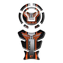 KIT PROTETOR DE TANQUE ADESIVO MOTO HONDA XRE 300cc 2025/26 LARANJA