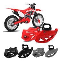 Kit Protetor Disco Traseiro + Prot Caliper Crf 250f Vermelho