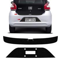 Kit Protetor Do Porta-malas Mobi 2018 + Fundo De Placa Preto