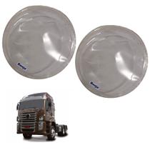 Kit Protetor Farol + Seta VW Constellation Redondo(04 peças)
