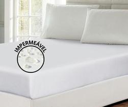 kit protetor impermeavel de colchão para cama queen e de dois travesseiros