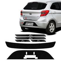 Kit Protetor Ka Hatch 17/18 Adesivo Placa + Soleira Da Porta Kit Protetor Ka Hatch 17/18 Adesivo Placa + Soleira Da Porta