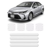 Kit Protetor Maçaneta Silicone Incolor Todos Carros Toyota