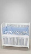 Kit Protetor Mini Berço Bebê 6 Peças Mosquiteiro Kit Protetor Mini Berço Bebê 6 Peças Mosquiteiro