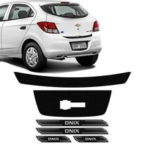 Kit Protetor Onix Joy 2018 Adesivo Placa + Soleira Da Porta