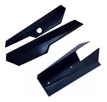 Kit Protetor Papinho + Tampa Lateral Mobilete Caloi Preto Kit Protetor Papinho + Tampa Lateral Mobilete Caloi Preto