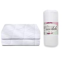 Kit Protetor para berço 1 Capa Colchão Protetora e 1 Lençol Branco com Elastico Kit Protetor para berço 1 Capa Colchão Protetora e 1 Lençol Branco com Elastico