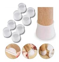 Kit Protetor Pés De Cadeira Silicone 16 Peça Móveis Ponteira Kit Protetor Pés De Cadeira Silicone 16 Peça Móveis Ponteira
