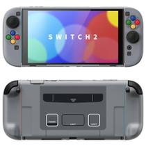 Kit Protetor PlayVital para Nintendo Switch 2 com 2 Capas Dockáveis Kit Protetor PlayVital para Nintendo Switch 2 com 2 Capas Dockáveis