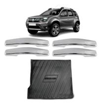 Kit Protetor Porta Malas Maçaneta Duster 2010 2011 2012 2013 2014 2015 Cromado Espelhado Kit Protetor Porta Malas Maçaneta Duster 2010 2011 2012 2013 2014 2015 Cromado Espelhado