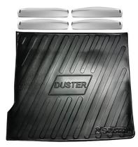 Kit Protetor Porta Malas Maçaneta Duster Cromado Espelhado Kit Protetor Porta Malas Maçaneta Duster Cromado Espelhado