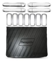 Kit Protetor Porta Malas Maçaneta Grade Dianteira Jeep Renegade 2015 2016 2017 2018 Cromado Espelhado Kit Protetor Porta Malas Maçaneta Grade Dianteira Jeep Renegade 2015 2016 2017 2018 Cromado Espelhado