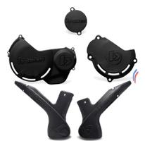 Kit Protetor Proteção Tampas Motor + Quadro Crf 230 Biker Kit Protetor Proteção Tampas Motor + Quadro Crf 230 Biker