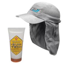 Kit protetor solar 50fps 180g + boné extensivo p/ proteção solar Kit protetor solar 50fps 180g + boné extensivo p/ proteção solar