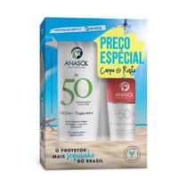 Kit Protetor Solar Anasol FPS50 200g + Facial FPS50 60g