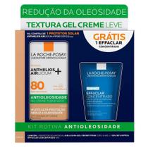 Kit Protetor Solar Anthelios Antioleosid Cor 2.0 FPS80 + Gel de Limpeza Effaclar 50g La Roche-Posay