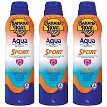 Kit Protetor Solar Aqua Protect Sport Banana Boat FPS 62 - 170 g - 3 Unidades