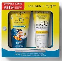 Kit Protetor Solar Boti.Sun Família FPS 50 Corporal + FPS 70 Kids Maçã Verde 2 Itens Kit Protetor Solar Boti.Sun Família FPS 50 Corporal + FPS 70 Kids Maçã Verde 2 Itens