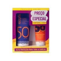 Kit Protetor Solar Corpo Fps 50 180g + Kids 100g - Ricosol