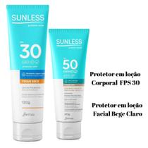 kit Protetor Solar Corporal FPS 30&Prot. Solar Facial Bege Claro