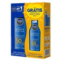 Kit Protetor Solar Corporal Nivea FPS50 200ml + FPS50 100ml