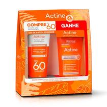 Kit Protetor Solar Darrow Actine FPS60 Cor Universal 40g + Gel de Limpeza Darrow Actine 60ml