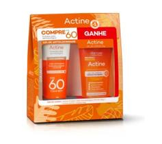 Kit Protetor Solar Darrow Actine FPS60 Cor universal Ganha Gel de limpeza 40g