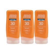 Kit Protetor Solar FPS 30 Cenoura e Bronze 110mL - 3un