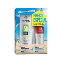 Kit Protetor Solar FPS 50 - Anasol (200g Corporal + 60g Facial)