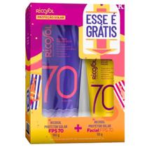 Kit Protetor Solar Fps 70 180g + Facial 50g - Ricosol
