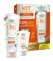 Kit Protetor Solar FPS30 Corporal e Facial Flores e Vegetais