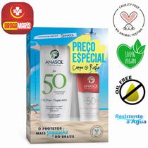 Kit Protetor Solar Fps50 Anasol Corpo & Rosto Preço Especial