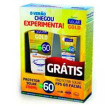 Kit Protetor Solar Gold 200Ml + Facial Fps60 50ml - Nutriex Imp. E Exp. De Prod. Farm Ltda Kit Protetor Solar Gold 200Ml + Facial Fps60 50ml - Nutriex Imp. E Exp. De Prod. Farm Ltda