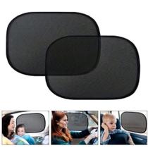 Kit Protetor Solar Janela Lateral Carro Com Ventosa
