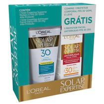 Kit Protetor Solar L'Oréal FPS30 120ml + Protetor Facial Antirrugas - loreal