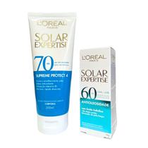 Kit protetor solar loreal expertise fps70 + antioleosidade