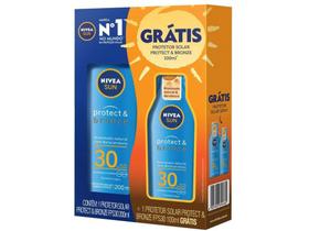 Kit Protetor Solar Nivea Protect Bronze Fps30 200ml + 100ml