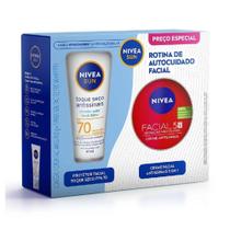 Kit Protetor Solar NIVEA Sun FPS 70 e Creme Antissinais