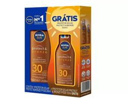 Kit Protetor Solar Nivea Sun Protect & Bronze 200 E100ML