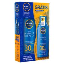 Kit Protetor Solar Nivea Sun Protect & Hidrata FPS 30 Loção 200ml e Ganhe Protetor 100ml Kit Protetor Solar Nivea Sun Protect & Hidrata FPS 30 Loção 200ml e Ganhe Protetor 100ml